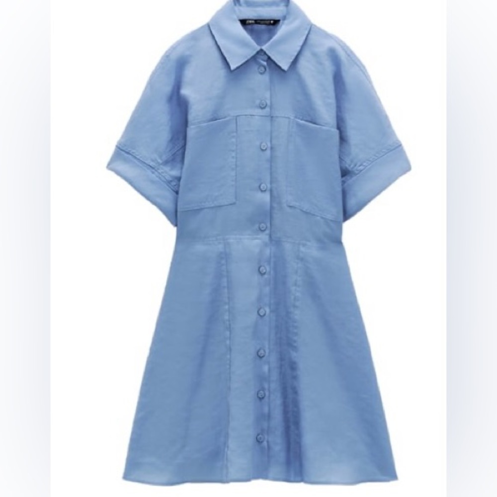 Zara short shirt dress